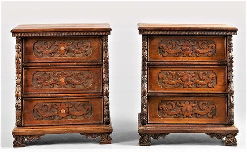 Two small Dressers  Louis XIV 